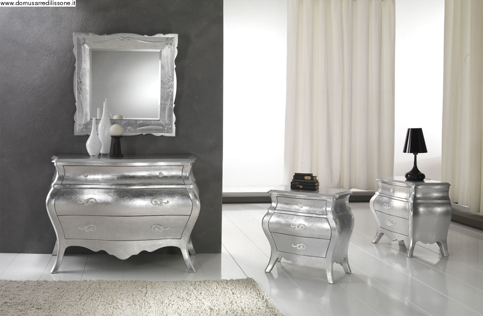 Comò Foglia argento linea Achille 