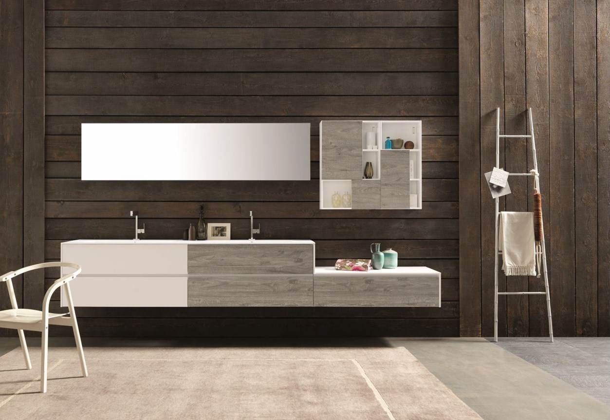 mobile sospeso da bagno