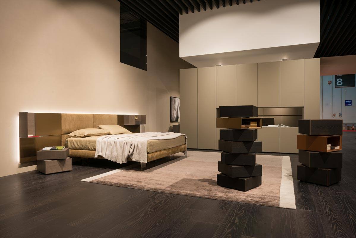 letto Ecletto con boiserie 