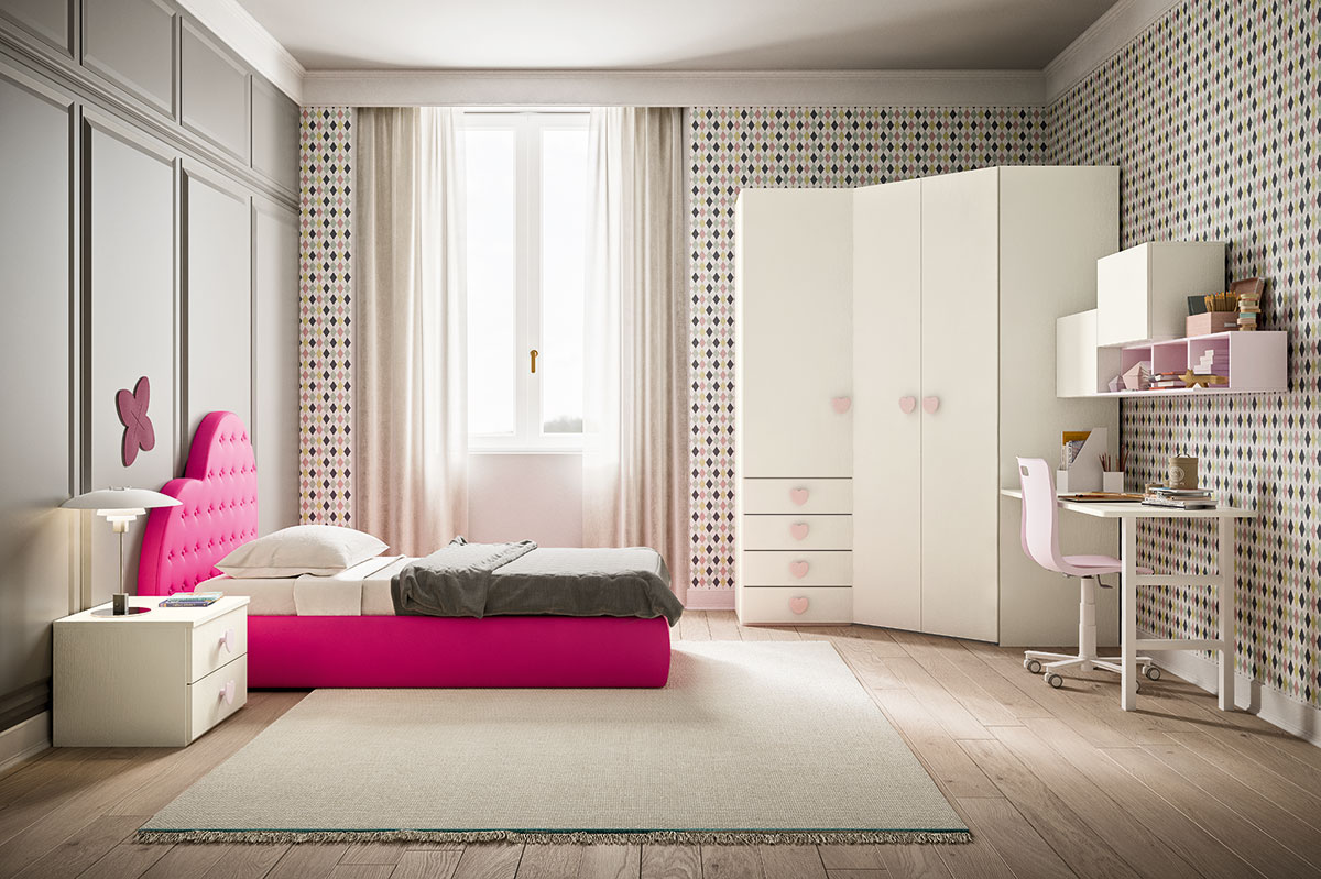 letto cuore maggie e bianca fashion friends