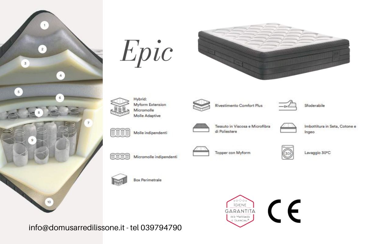 MATERASSO EPIC DORELAN