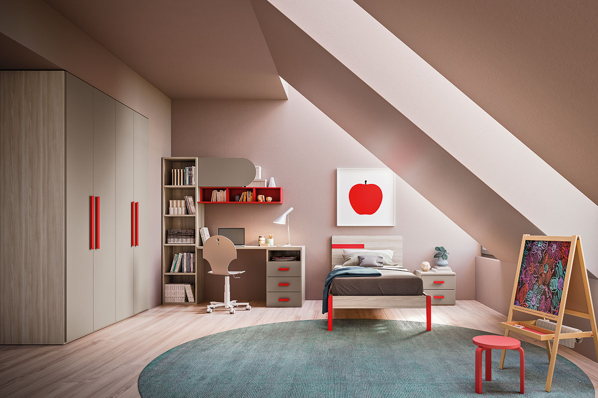 cameretta rovere nordico
