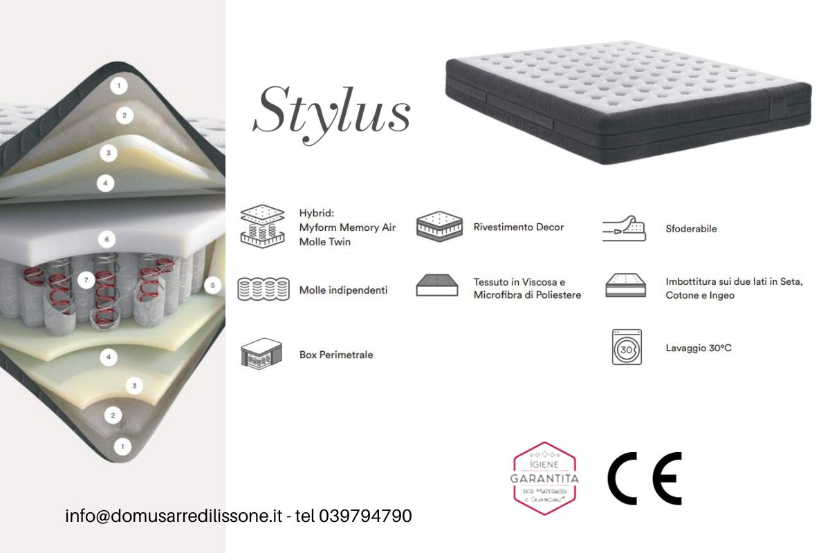 MATERASSO STYLUS DORELAN
