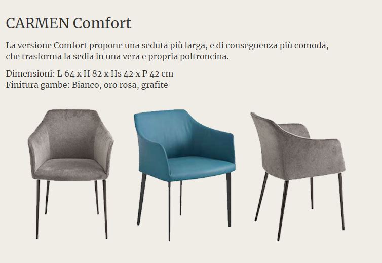 sedia Carmen Comfort