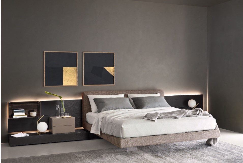 letto matrimoniale Dorian  con contenitore