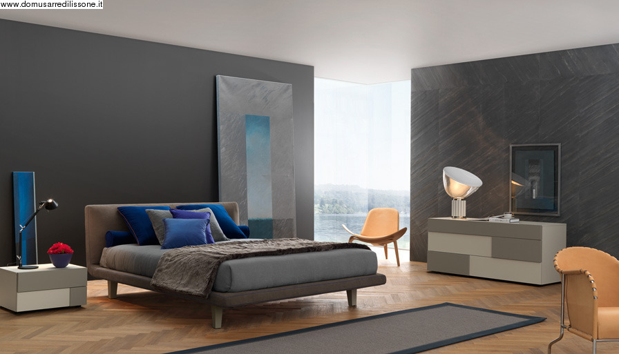 letto Zenit comodini modello insieme