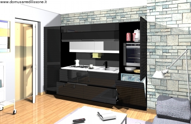 Cucina Classica con fuochi e forno libera installazione