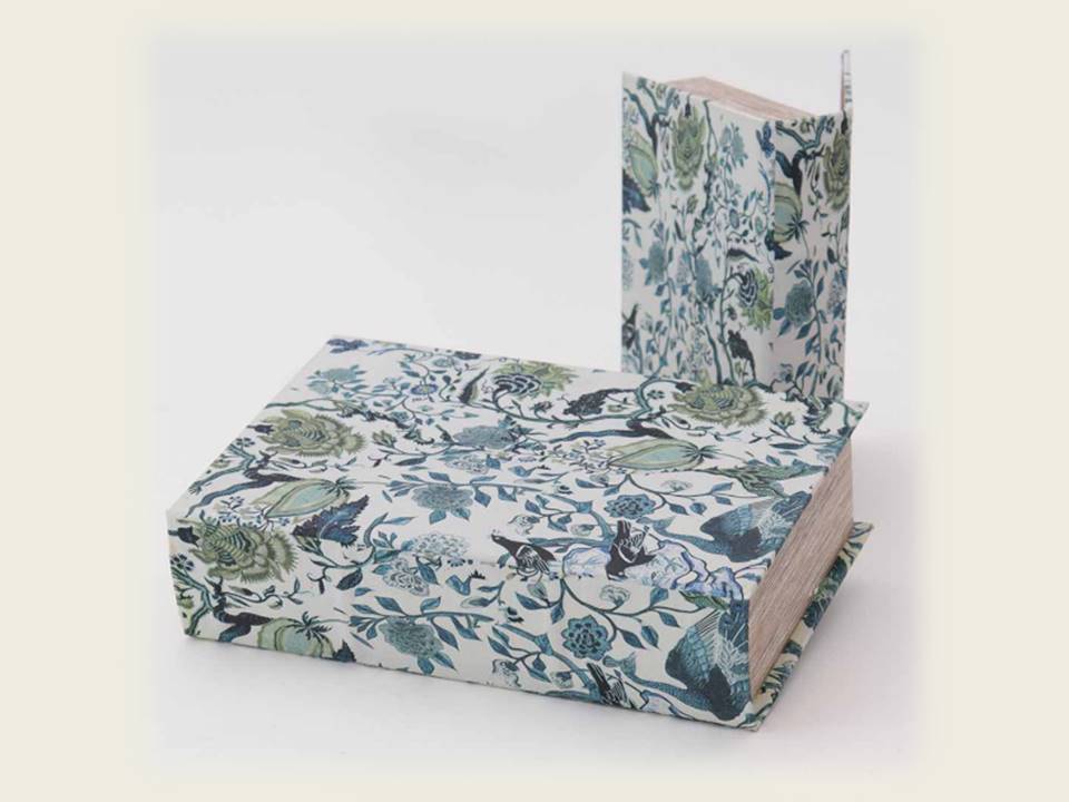 Set scatole Blue Flowers