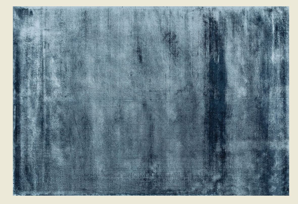 Tappetto Riflessi Aura colore blu 