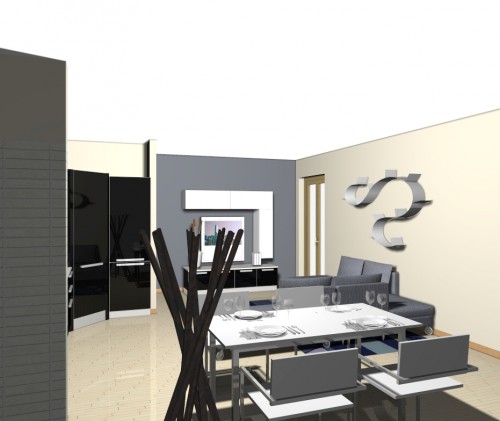 zona living: cucina e soggiorno per un ambiente unico e funzionale.. scegli Jesse e Veneta cucine 