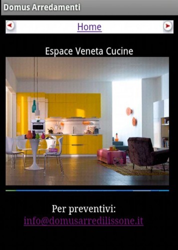 Scegli la tua Veneta Cucine anche sul tuo smartphone.. Domus arredi ti mette a disposizione la nuova